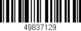 Código de barras (EAN, GTIN, SKU, ISBN): '49837129'