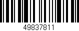 Código de barras (EAN, GTIN, SKU, ISBN): '49837811'