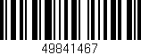 Código de barras (EAN, GTIN, SKU, ISBN): '49841467'