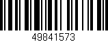 Código de barras (EAN, GTIN, SKU, ISBN): '49841573'