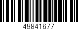 Código de barras (EAN, GTIN, SKU, ISBN): '49841677'