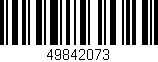 Código de barras (EAN, GTIN, SKU, ISBN): '49842073'