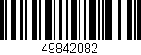 Código de barras (EAN, GTIN, SKU, ISBN): '49842082'