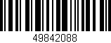 Código de barras (EAN, GTIN, SKU, ISBN): '49842088'