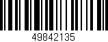 Código de barras (EAN, GTIN, SKU, ISBN): '49842135'