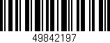 Código de barras (EAN, GTIN, SKU, ISBN): '49842197'