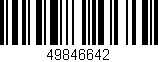 Código de barras (EAN, GTIN, SKU, ISBN): '49846642'