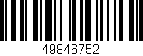 Código de barras (EAN, GTIN, SKU, ISBN): '49846752'