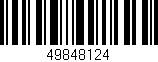 Código de barras (EAN, GTIN, SKU, ISBN): '49848124'
