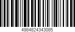 Código de barras (EAN, GTIN, SKU, ISBN): '4984824343085'