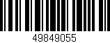 Código de barras (EAN, GTIN, SKU, ISBN): '49849055'