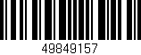 Código de barras (EAN, GTIN, SKU, ISBN): '49849157'