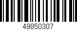Código de barras (EAN, GTIN, SKU, ISBN): '49850307'
