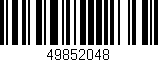 Código de barras (EAN, GTIN, SKU, ISBN): '49852048'