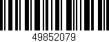 Código de barras (EAN, GTIN, SKU, ISBN): '49852079'