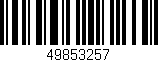 Código de barras (EAN, GTIN, SKU, ISBN): '49853257'
