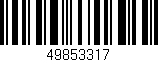Código de barras (EAN, GTIN, SKU, ISBN): '49853317'