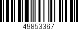 Código de barras (EAN, GTIN, SKU, ISBN): '49853367'