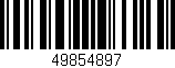 Código de barras (EAN, GTIN, SKU, ISBN): '49854897'