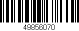 Código de barras (EAN, GTIN, SKU, ISBN): '49856070'