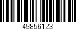Código de barras (EAN, GTIN, SKU, ISBN): '49856123'