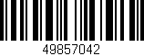 Código de barras (EAN, GTIN, SKU, ISBN): '49857042'