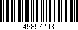 Código de barras (EAN, GTIN, SKU, ISBN): '49857203'