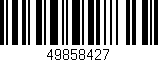 Código de barras (EAN, GTIN, SKU, ISBN): '49858427'