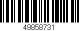 Código de barras (EAN, GTIN, SKU, ISBN): '49858731'