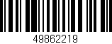 Código de barras (EAN, GTIN, SKU, ISBN): '49862219'