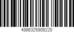 Código de barras (EAN, GTIN, SKU, ISBN): '4986325908220'