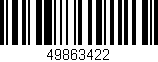 Código de barras (EAN, GTIN, SKU, ISBN): '49863422'