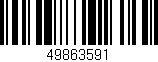 Código de barras (EAN, GTIN, SKU, ISBN): '49863591'