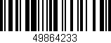 Código de barras (EAN, GTIN, SKU, ISBN): '49864233'