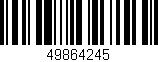 Código de barras (EAN, GTIN, SKU, ISBN): '49864245'