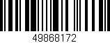 Código de barras (EAN, GTIN, SKU, ISBN): '49868172'