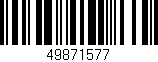 Código de barras (EAN, GTIN, SKU, ISBN): '49871577'