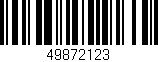 Código de barras (EAN, GTIN, SKU, ISBN): '49872123'