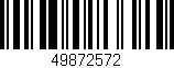 Código de barras (EAN, GTIN, SKU, ISBN): '49872572'