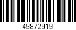 Código de barras (EAN, GTIN, SKU, ISBN): '49872919'
