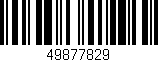Código de barras (EAN, GTIN, SKU, ISBN): '49877829'