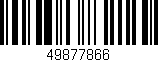 Código de barras (EAN, GTIN, SKU, ISBN): '49877866'