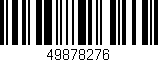 Código de barras (EAN, GTIN, SKU, ISBN): '49878276'