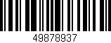 Código de barras (EAN, GTIN, SKU, ISBN): '49878937'