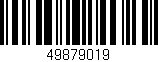 Código de barras (EAN, GTIN, SKU, ISBN): '49879019'