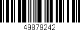 Código de barras (EAN, GTIN, SKU, ISBN): '49879242'
