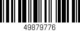 Código de barras (EAN, GTIN, SKU, ISBN): '49879776'