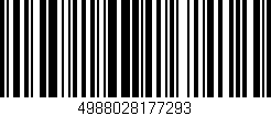 Código de barras (EAN, GTIN, SKU, ISBN): '4988028177293'
