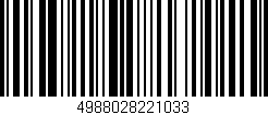 Código de barras (EAN, GTIN, SKU, ISBN): '4988028221033'