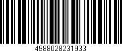 Código de barras (EAN, GTIN, SKU, ISBN): '4988028231933'